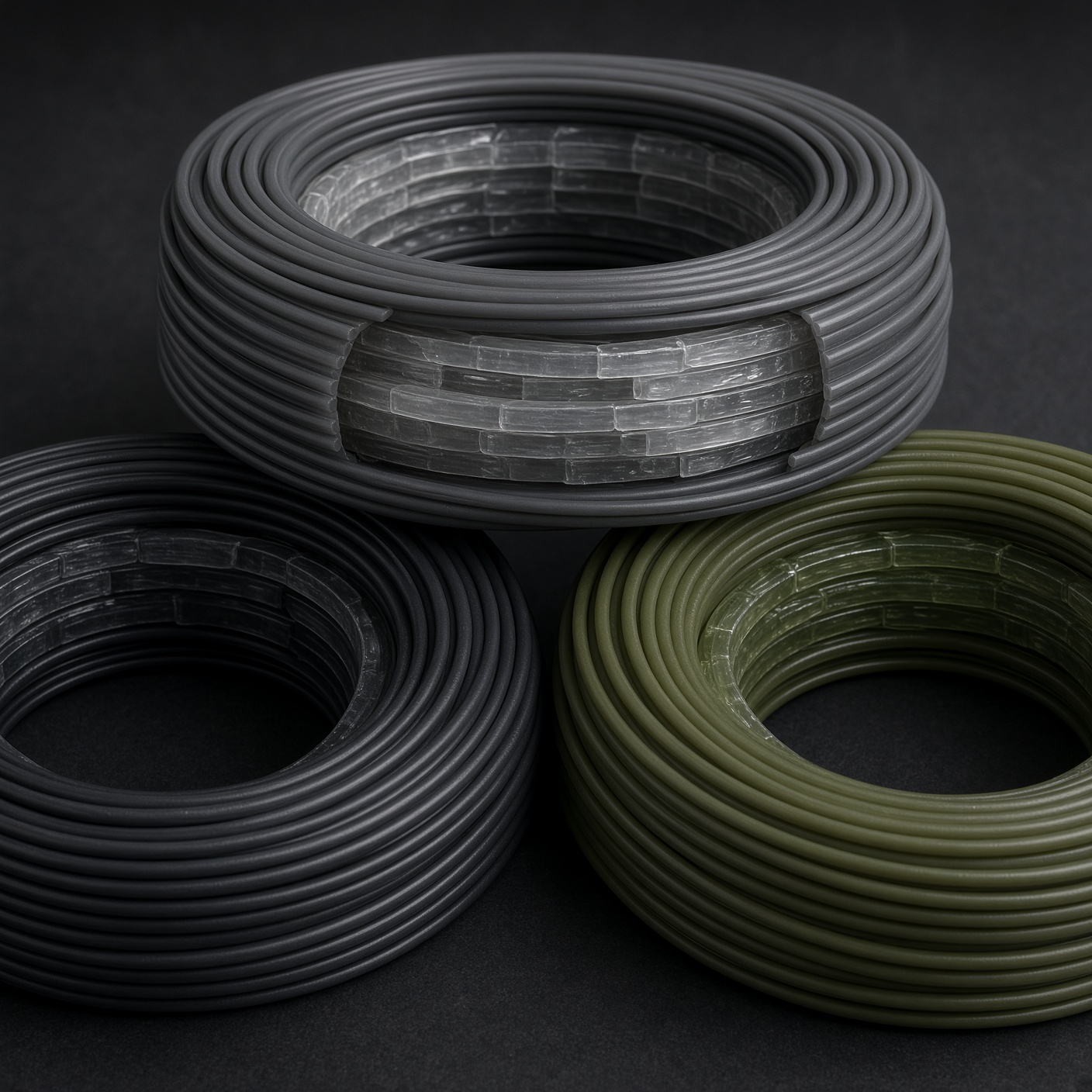 Срезы нейлона и PETG